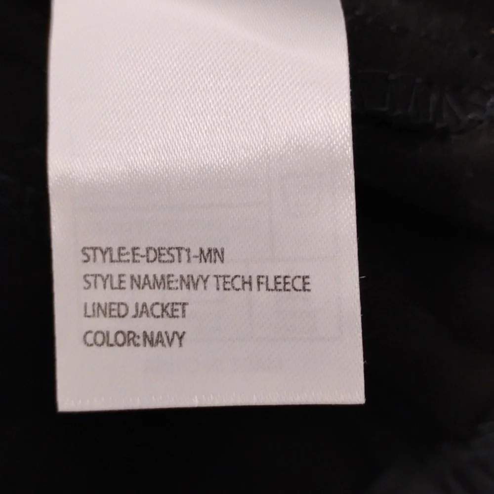 (X-61) SALE! Nomad Navy Tech Fleece Lined Jacket Sz.L Gently Worn